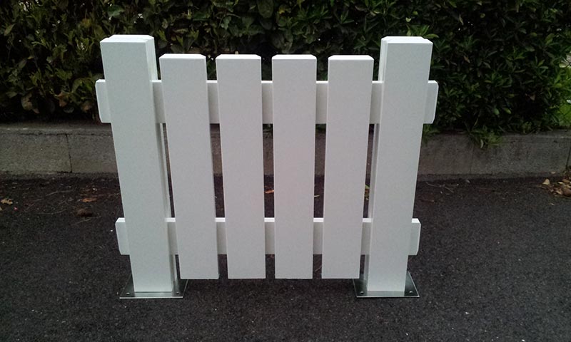 PVC blanc barriere